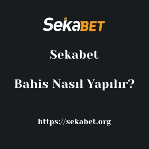 Sekabet Bahis Nasıl Yapılır?